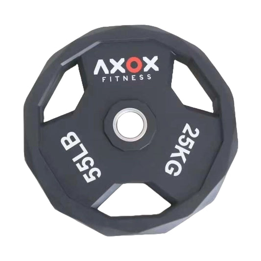 Axox Fitness 3-Grip TPU Weight Plates - 25kg