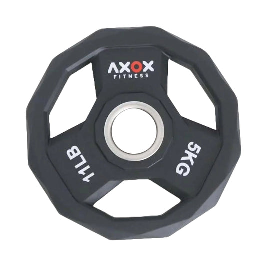 Axox Fitness 3-Grip TPU Weight Plates - 5kg