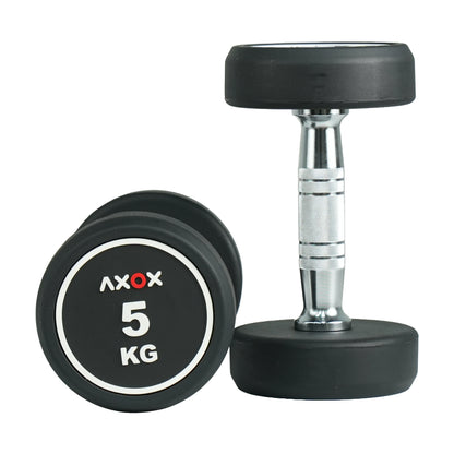 Axox Fitness Round Dumbbell Set - Pair - 2.5Kg-25Kg