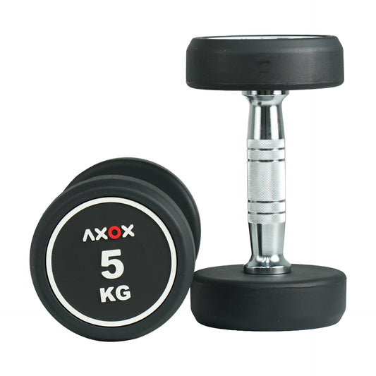 Axox Fitness Round Dumbbell Set - Pair - 2.5Kg-25Kg