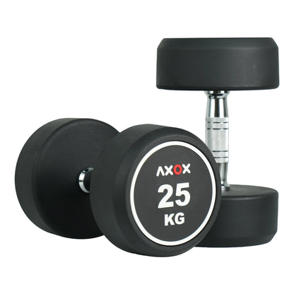 Axox Fitness Round Dumbbell Set - Pair - 2.5Kg-25Kg