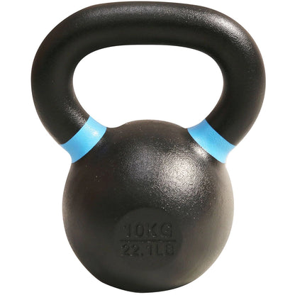 Axox Fitness Cast Iron Kettlebell With Color Ring - 10kg