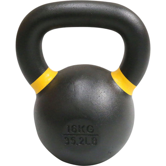 Axox Fitness Cast Iron Kettlebell With Color Ring - 16kg