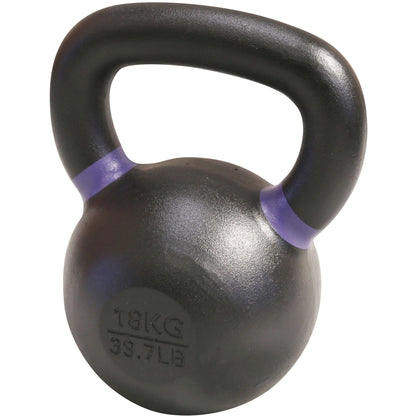 Axox Fitness Cast Iron Kettlebell With Color Ring - 18kg