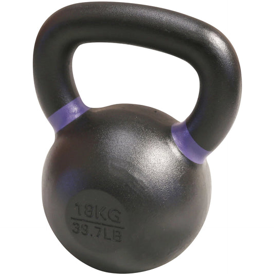 Axox Fitness Cast Iron Kettlebell With Color Ring - 18kg