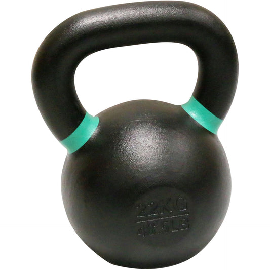 Axox Fitness Cast Iron Kettlebell With Color Ring - 22kg