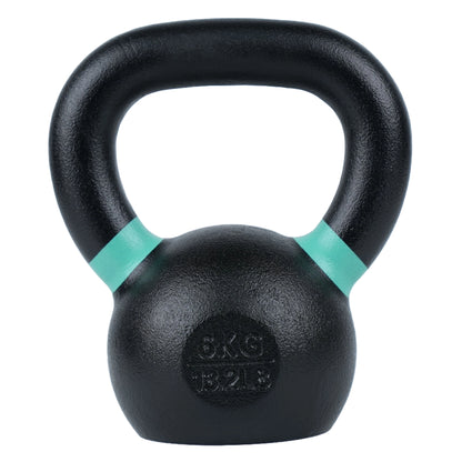 Axox Fitness Cast Iron Kettlebell With Color Ring - 6kg