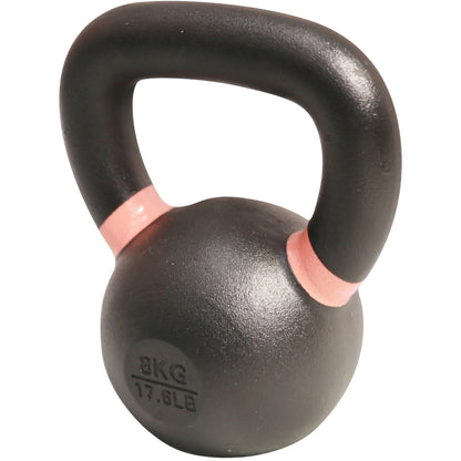 Axox Fitness Cast Iron Kettlebell With Color Ring - 8kg
