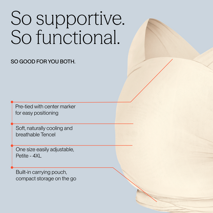 Ergobaby - Aura Sustainably Sourced Knit Baby Wrap