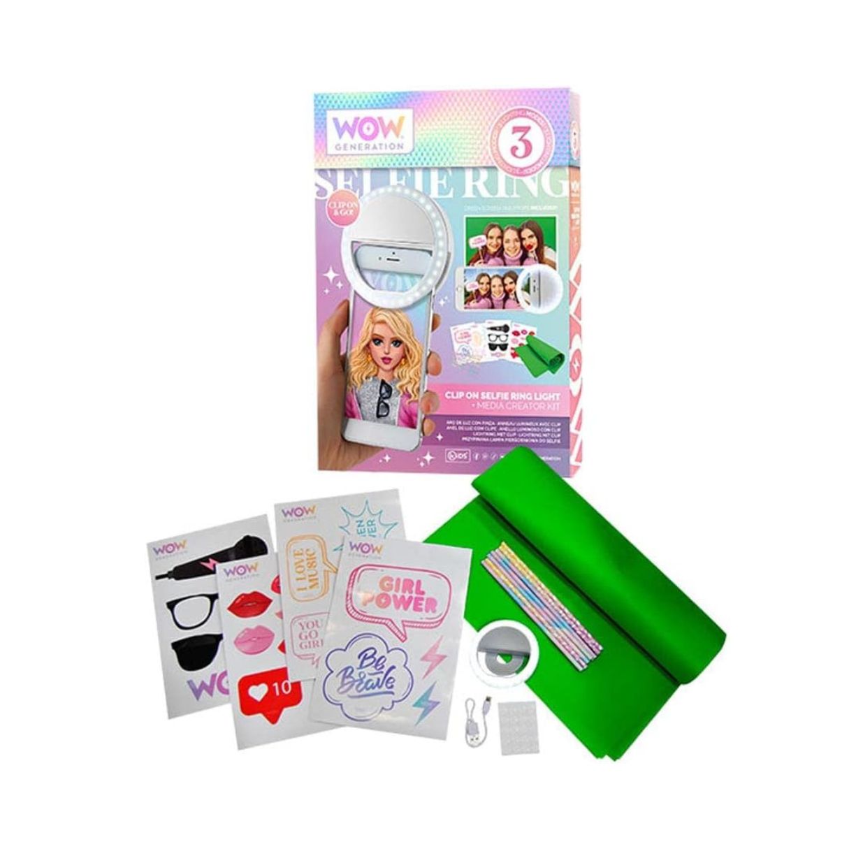 Wow Generation Selfie Light With Accessories