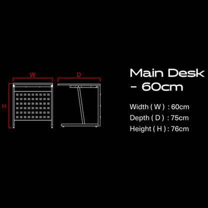Wavebone Space Station D60 Main Studio Console Desk