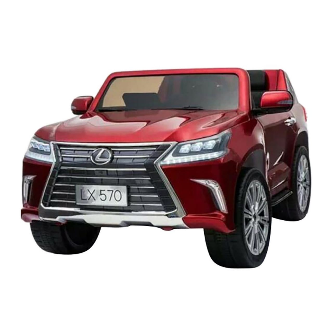 Kids Battery Premium Metallic 12V 2 Seater Lexus Car – Red LX570-DX