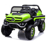 Mercedes Benz – Ride On Car Red Unimog Jeep- UNIMOG – Green