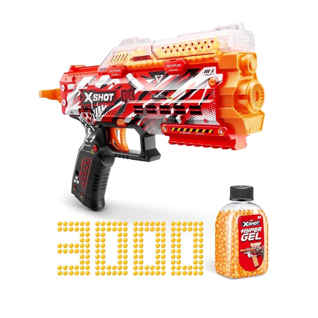 X-Shot - Hyper Gel Stinger Blaster (صغير) (3000 جيليت)