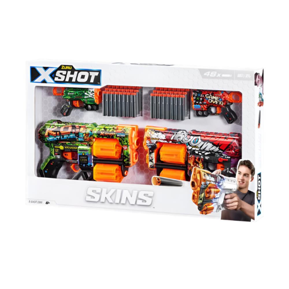 X-Shot - Mix Combo Pack 2Pk Dread And 2Pk Menace