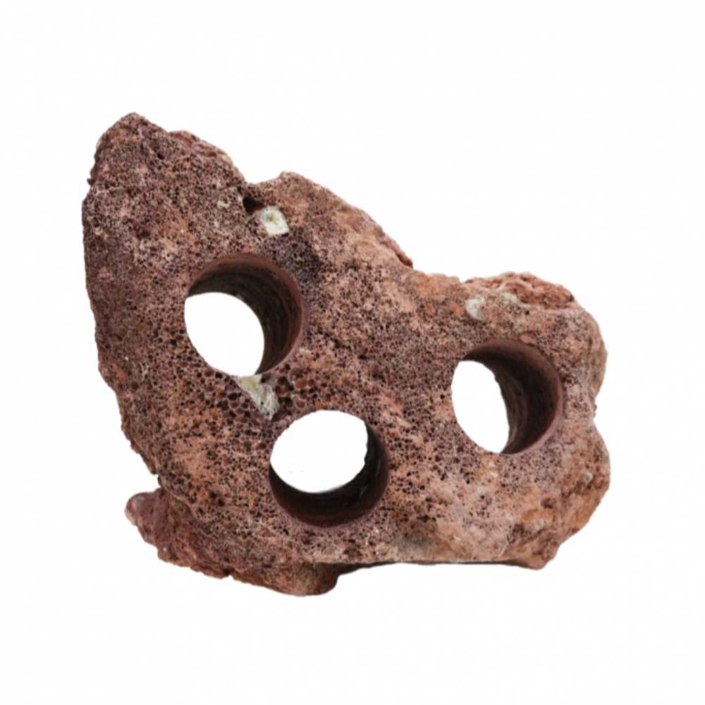 Natural Color Aquarium Hole Bricks Model Rock (1pc/Box)