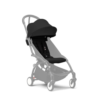 Stokke YOYO3 White Frame & 6+ Black Bundle