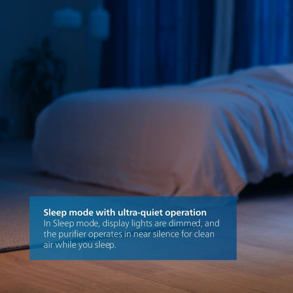 Philips Air Purifier, 800 Series, NanoProtect HEPA filter, CADR: 190 m3/h, no DI AC0819/90"Min 1 year manufacturer