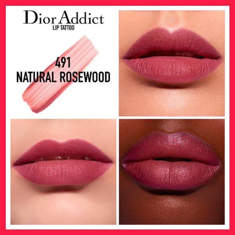 Natural Rosewood Dior Lip Tattoo New Shades Lip Tint Swatches Dior