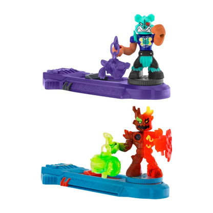 Akedo Toys Akedo S4 Powerstorm Versus Pack - Burn Down VS Shred Head