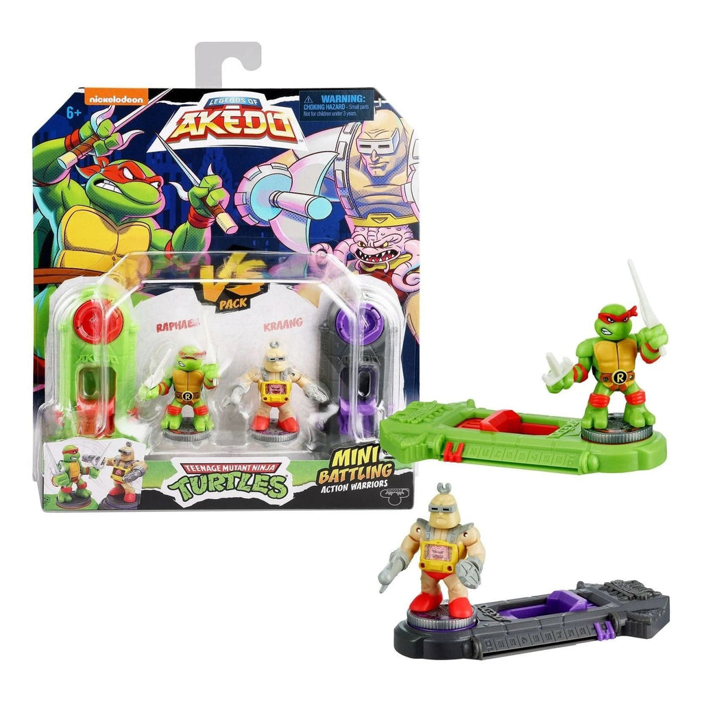 Akedo Toys Akedo Teenage Mutant Ninja Turtles Versus Pack - Raphael Vs Krang