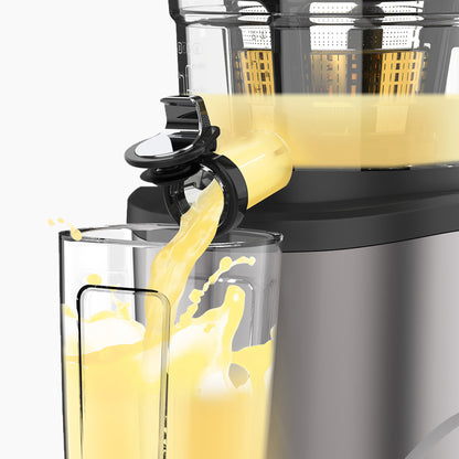 Kuvings AUTO10 Hands-Free Slow Juicer, Matte Light Silver