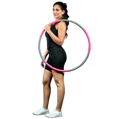 Axox Fitness Hula Hoop - Pink Grey