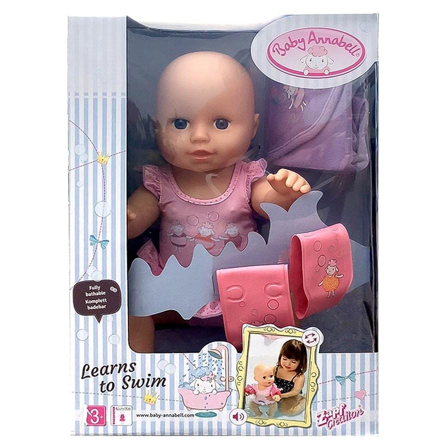 baby annabell learns to swim doll