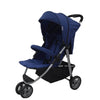 Baby's Club Babies Baby's Club Comfort 3 - Wheel Stroller, 4-Step Reclining Backrest Seat - Navy Blue
