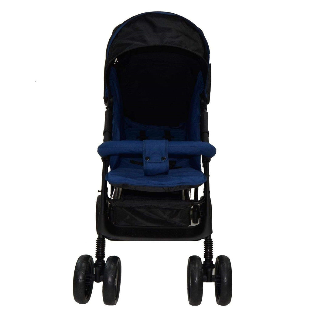 Baby's Club Babies Baby's Club Comfort 3 -Wheel Stroller With Backrest Seat - Navy Blue - 0 Months+