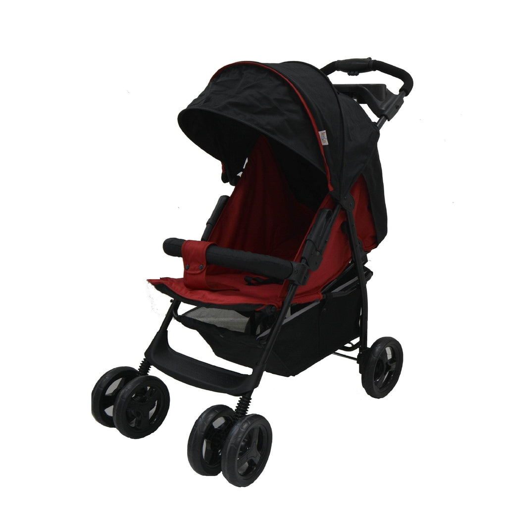Baby's Club Babies Baby's Club Comfort 3 -Wheel Stroller With Backrest Seat -Red- 0 Months+