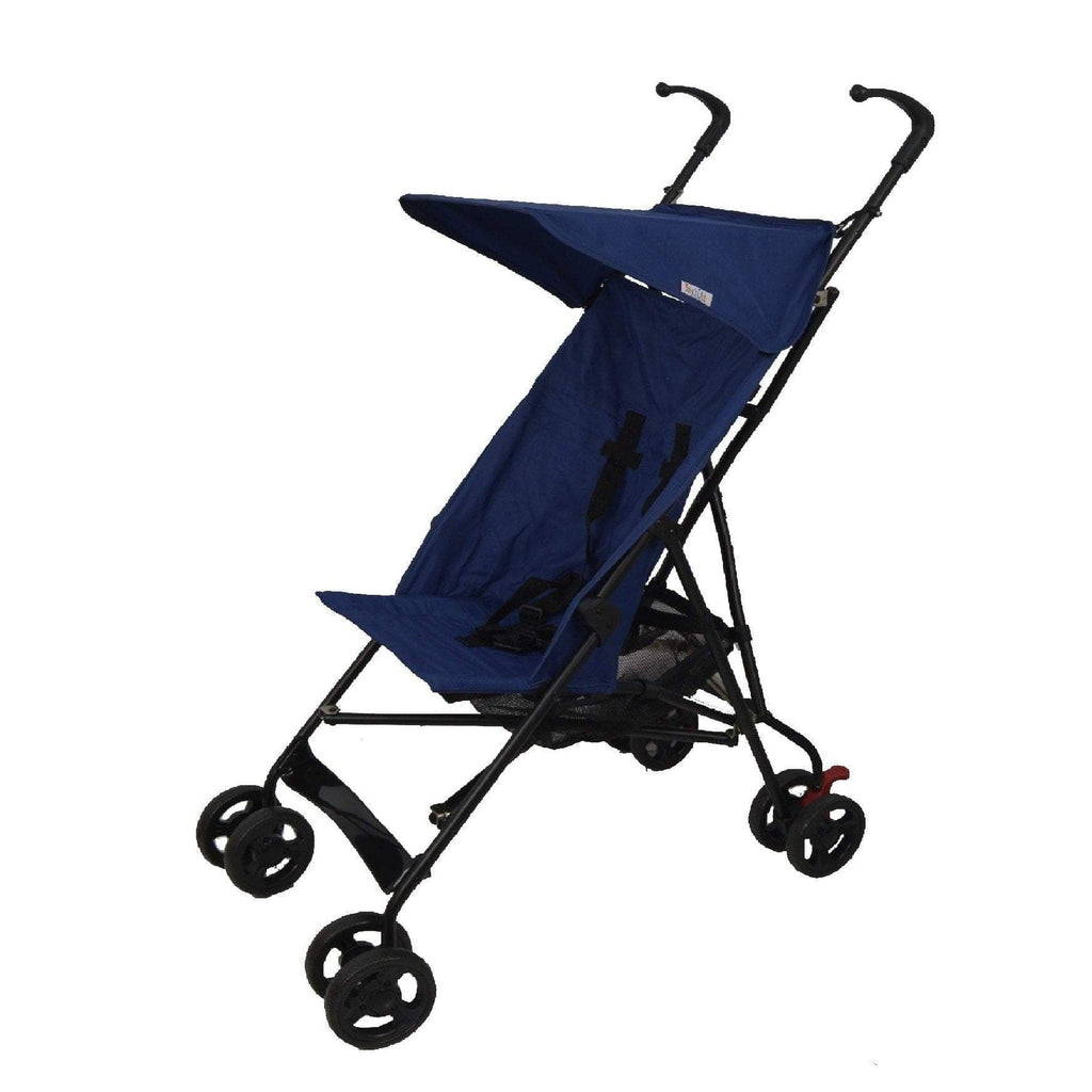 Baby's Club Babies Baby's Club Umbrella Stroller With Canopy-Navy Blue - 6 Months+