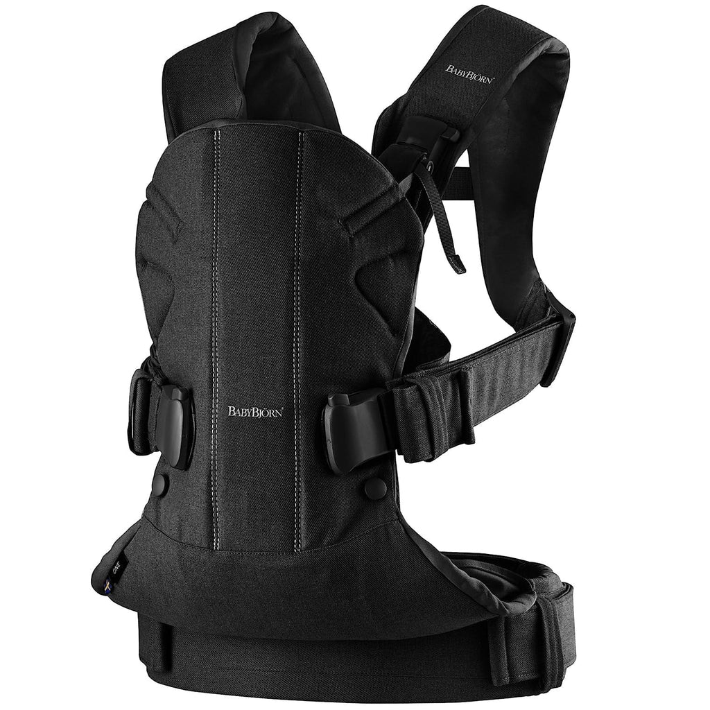 BabyBjorn Babies BabyBjorn Baby Carrier One Cotton Mix - Black