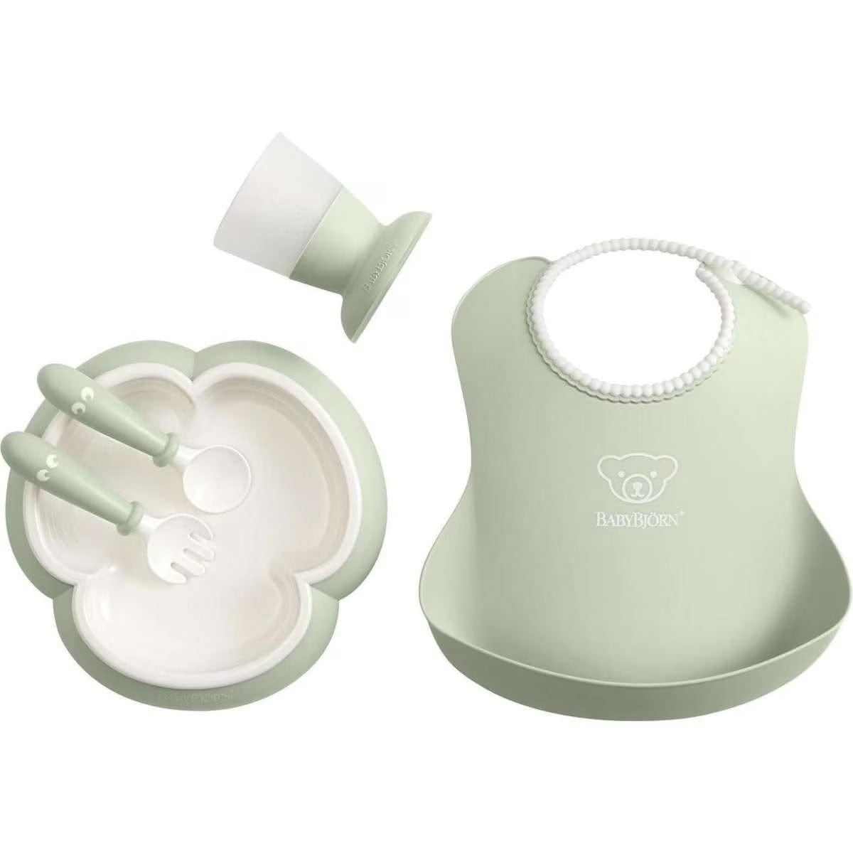 BabyBjorn Babies BabyBjorn Baby Dinner Set - Powder Green