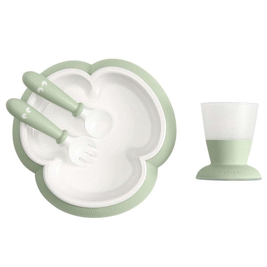 BabyBjorn Babies BabyBjorn Baby Feeding Set - Powder Green