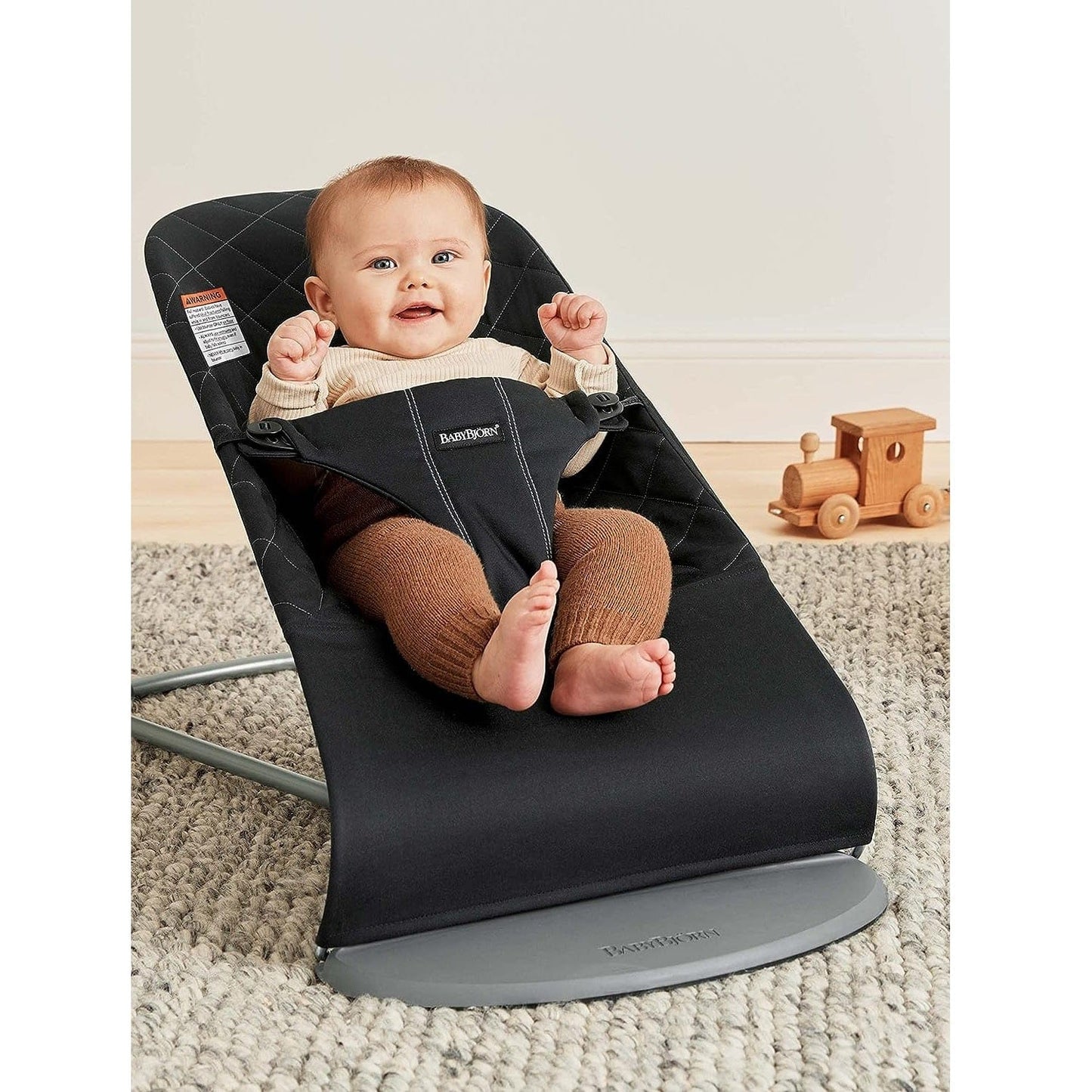 BabyBjorn Babies Babybjorn Bouncer Bliss Cotton - Black