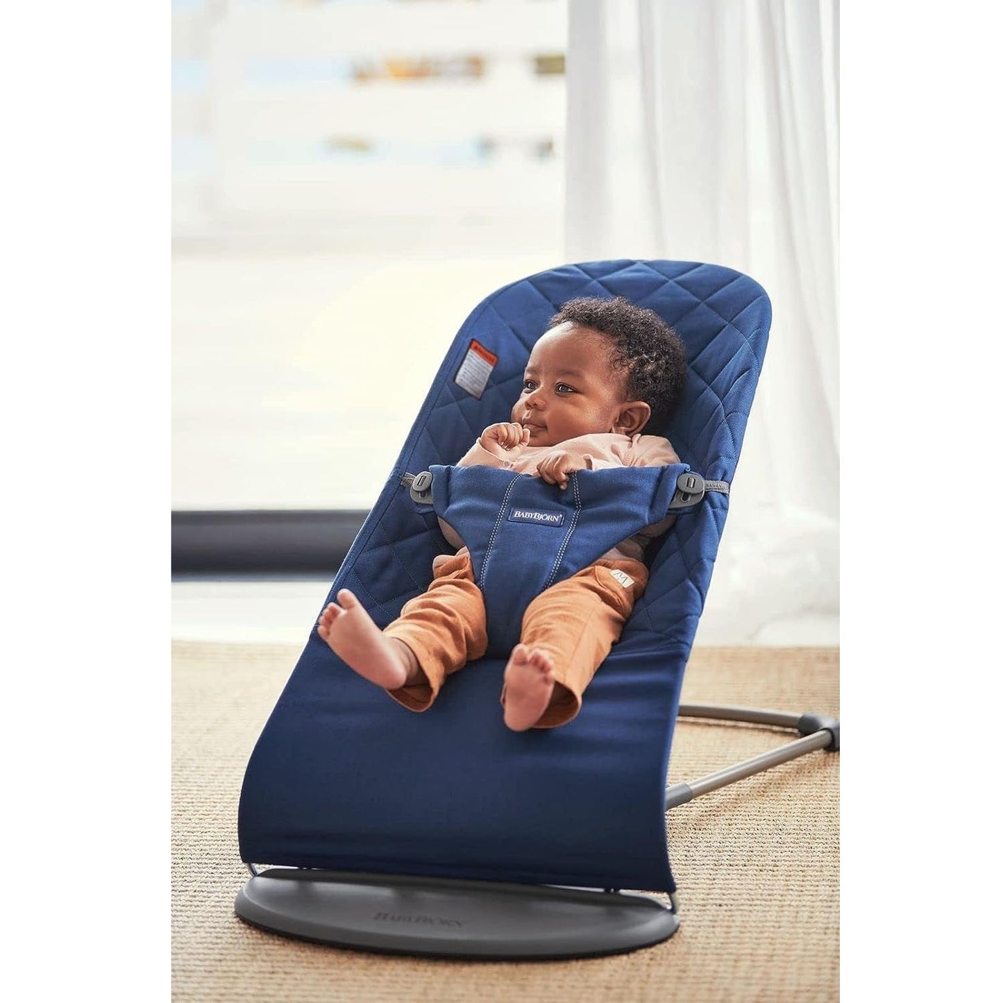 BabyBjorn Babies Babybjorn Bouncer Bliss Cotton - Midnight Blue