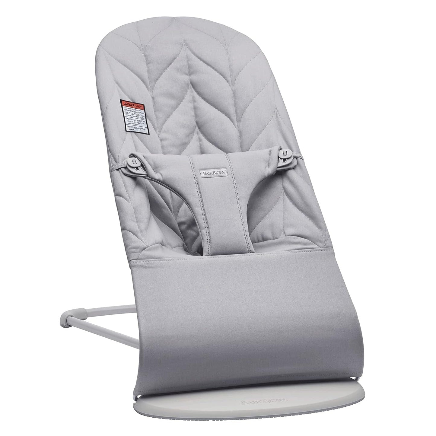 BabyBjorn Babies BabyBjorn Bouncer Bliss Cotton, Petal Quilt - Light Grey