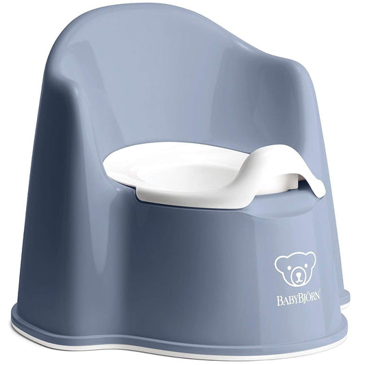 BabyBjorn Babies BabyBjorn Potty Chair - Deep Blue/White