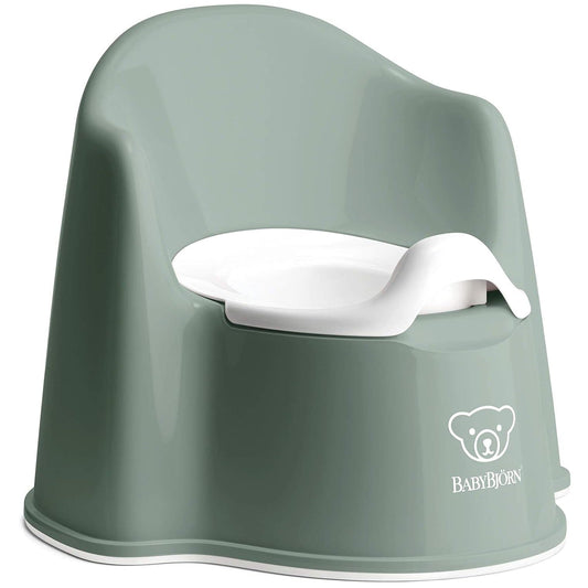 BabyBjorn Babies BabyBjorn Potty Chair - Deep Green/White