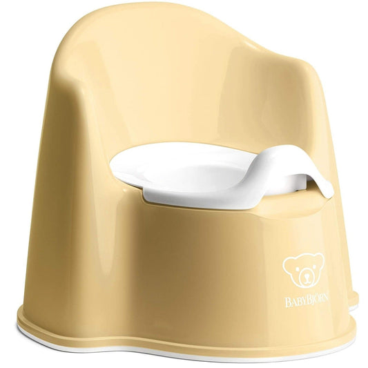 BabyBjorn Babies BabyBjorn Potty Chair - Powder Yellow/White