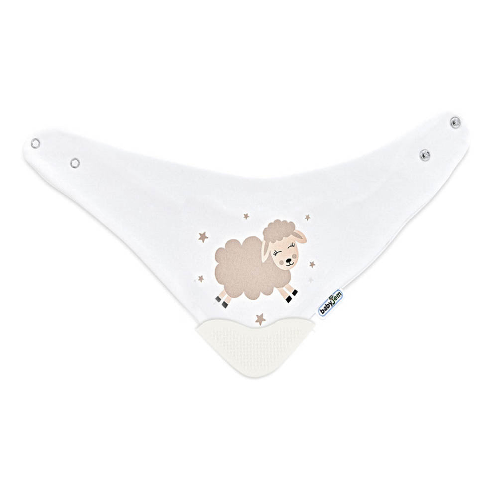 Babyjem - Triangle Bib with Teether - 0+ Months - White – Flitit ...
