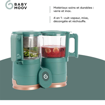 BabyMoov Babies BabyMoov NutriBaby Glass 4-in-1 Food Processor - Teal