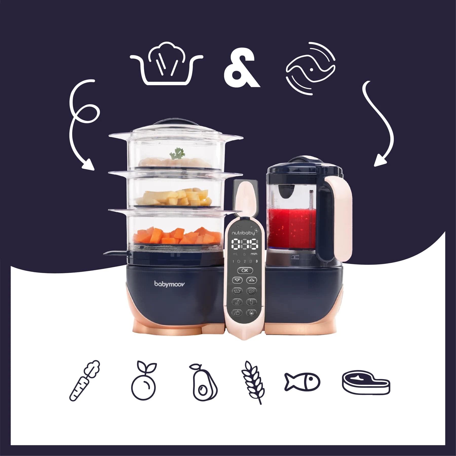 BabyMoov Baby Feeding Babymoov Nutribaby (+) XL+ recipe book