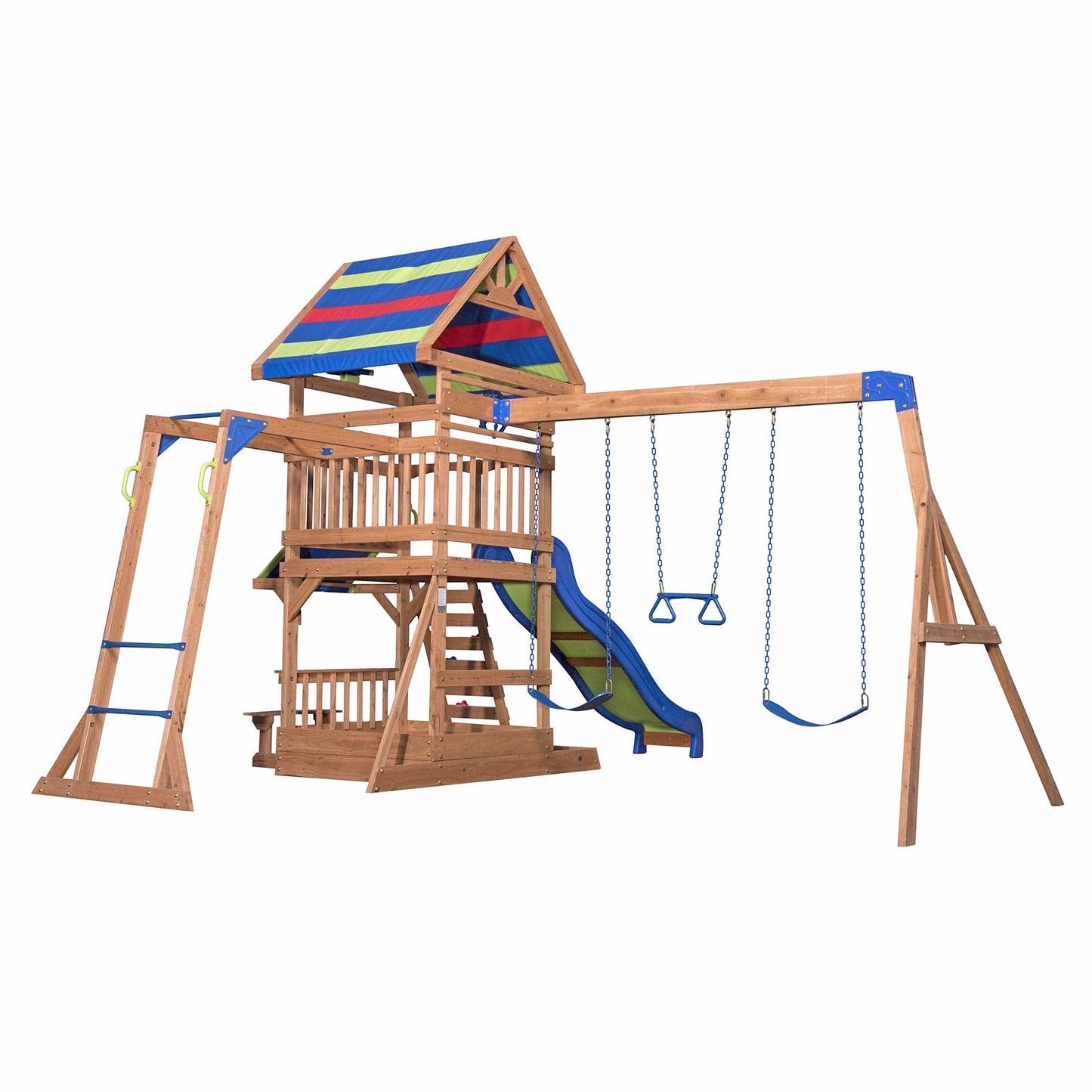 Backyard Discovery outdoor play NORTHBROOK SWING SET (BEACH FRONT)