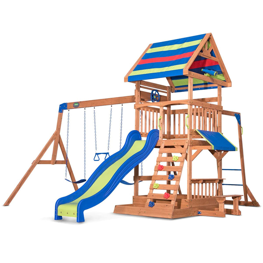Backyard Discovery outdoor play NORTHBROOK SWING SET (BEACH FRONT)