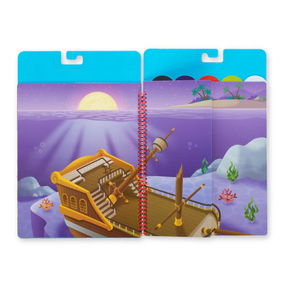Melissa and Doug Paw Patrol Restickable Stickers Flip-Flap Pad - Classic Missions