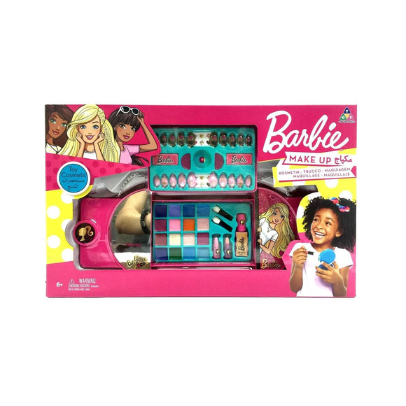 Barbie Toys Barbie Big Sliding Cosmetic Case