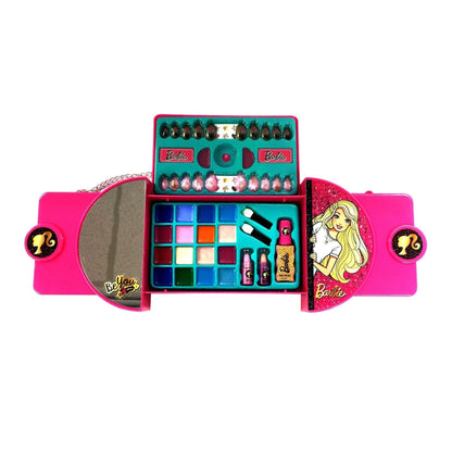 Barbie Toys Barbie Big Sliding Cosmetic Case