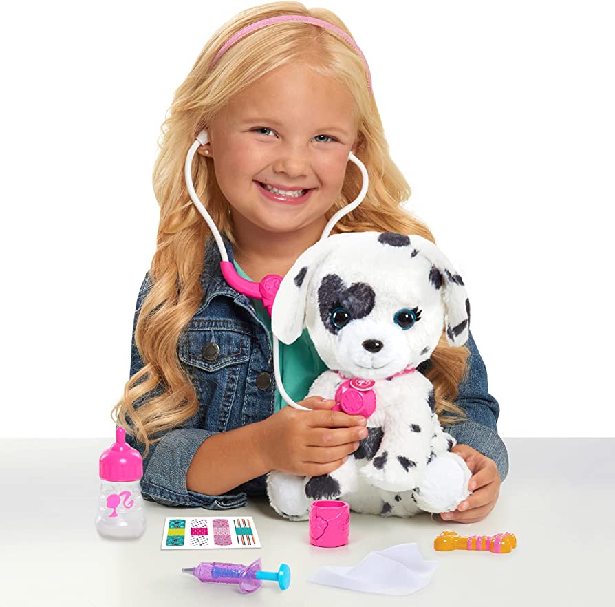 Barbie Toys Barbie Hug & Kiss Pet Doctor Set